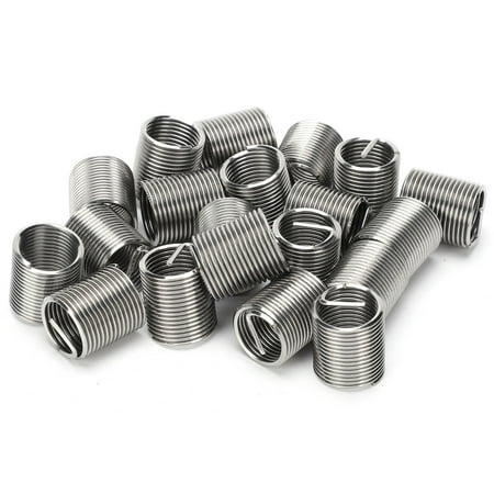

20Pcs Wire Thread Insert Coiled Sleeve Bushing Nut Threaded Expansion Tool Kit M14x1.5x2D