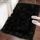 thumbnail image 1 of Alfombra negra, alfombra de dormitorio de piel de oveja artificial, alfombra de lana, alfombra de felpa para silla y sofá, alfombra rectangular (negro, 60 x 90 cm), 1 of 5