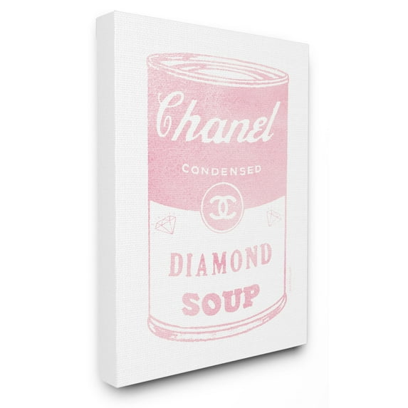 The Stupell Home Decor Collection Fashion Diamond Soup Wall Art
