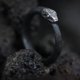 thumbnail image 1 of Anillo de ouroboros de boca viva para hombre y mujer, anillo de acero inoxidable, pionero oscuro, regalo de fiesta de cumpleaños para pareja, nuevo diseño original, moda, 1 of 3