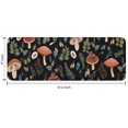 thumbnail image 7 of Brown Mushroom Daisy Black Pattern Kitchen Rug Mat,Kitchen Runner Rugs Non Skid Washable,Decorative Kitchen Floor Mats for Kitchen,Sink,Laundry,17"x47.2", 7 of 7