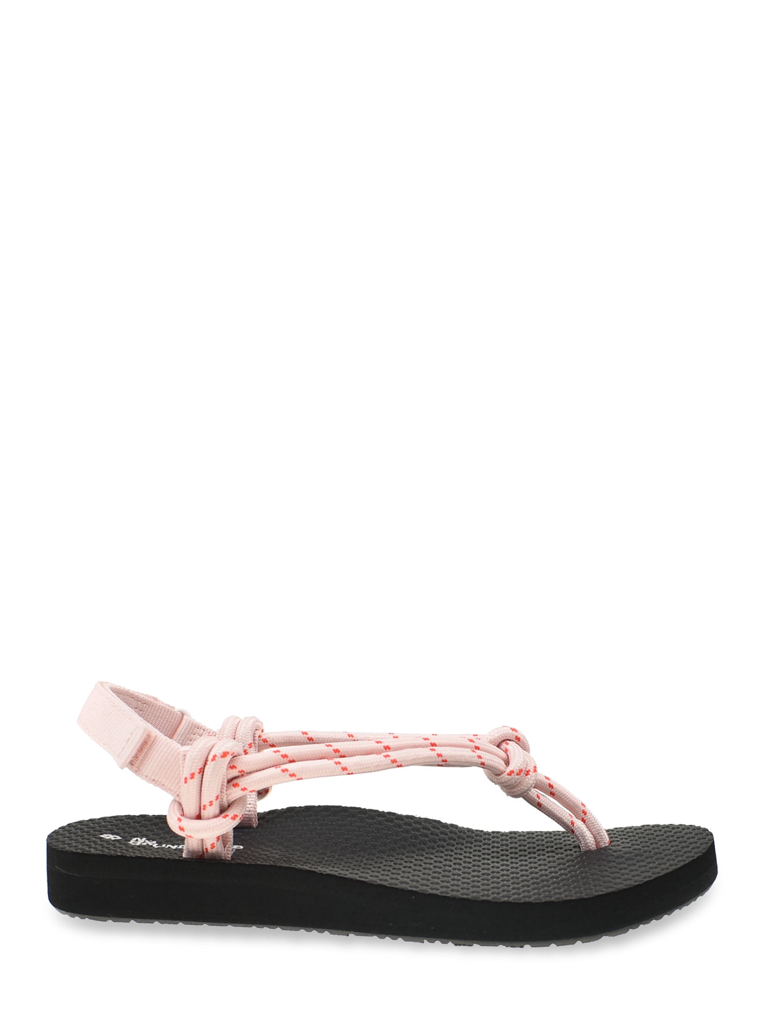 No Boundaries Women's Rope Thong Sandal
