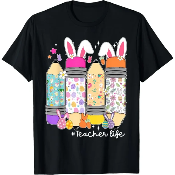 Groovy Sped Teacher Easter Bunny Education Holiday Tee Unisex T-Shirt ,up to size 5XL