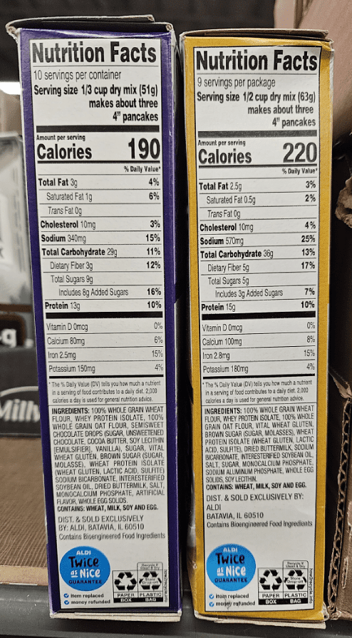 Millville Protein Pancake & Waffle Buttermilk & Chocolate Chip (2 Boxes)