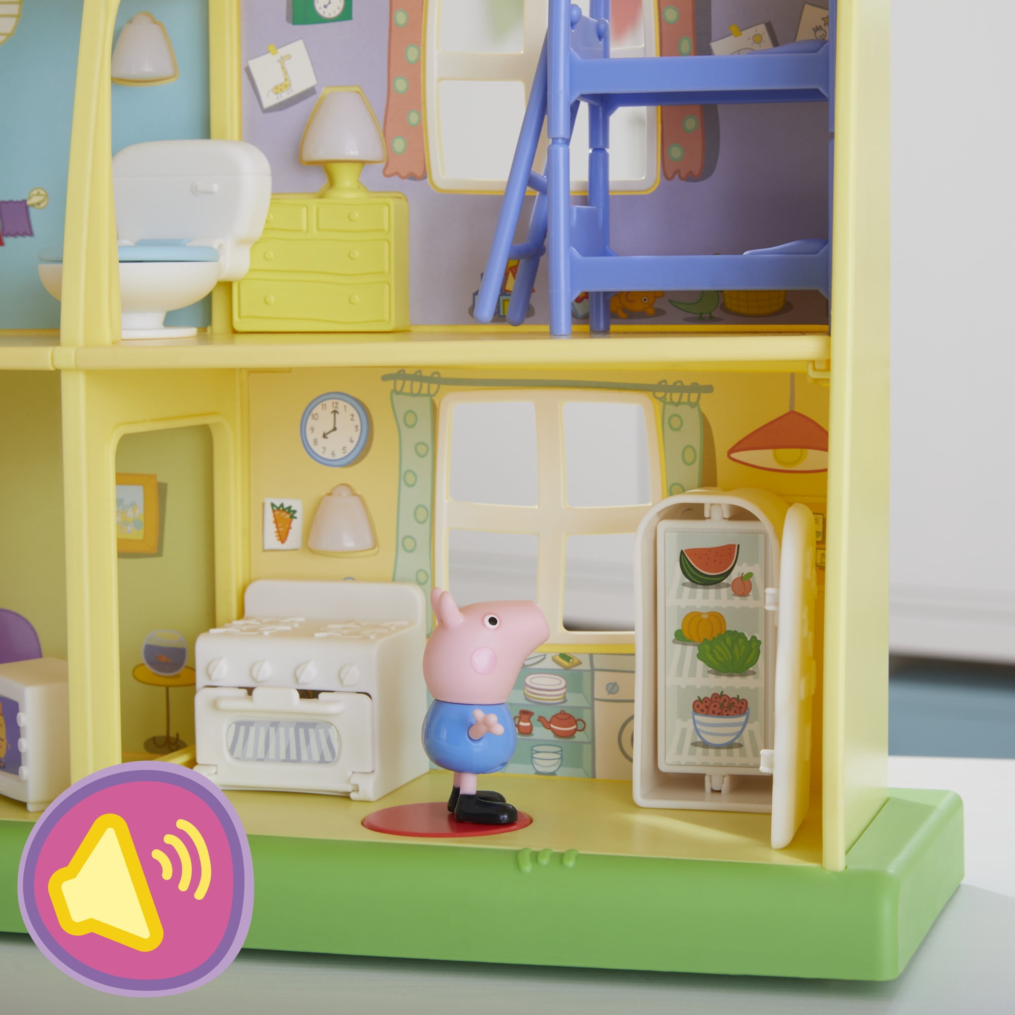 Peppa Pig Peppa's Adventures Peppa's Playtime to Bedtime House Preschool  Toy, Speech, Light, and Sounds, Ages 3 and Up - Peppa Pig