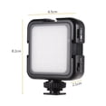 thumbnail image 3 of Andoer Luz LED portátil Andoer con 42 diodos, ajuste de brillo alto y bajo, batería integrada, ideal para fotografía con DSLR, incluye cable USB y manual, 1 unidad., 3 of 6