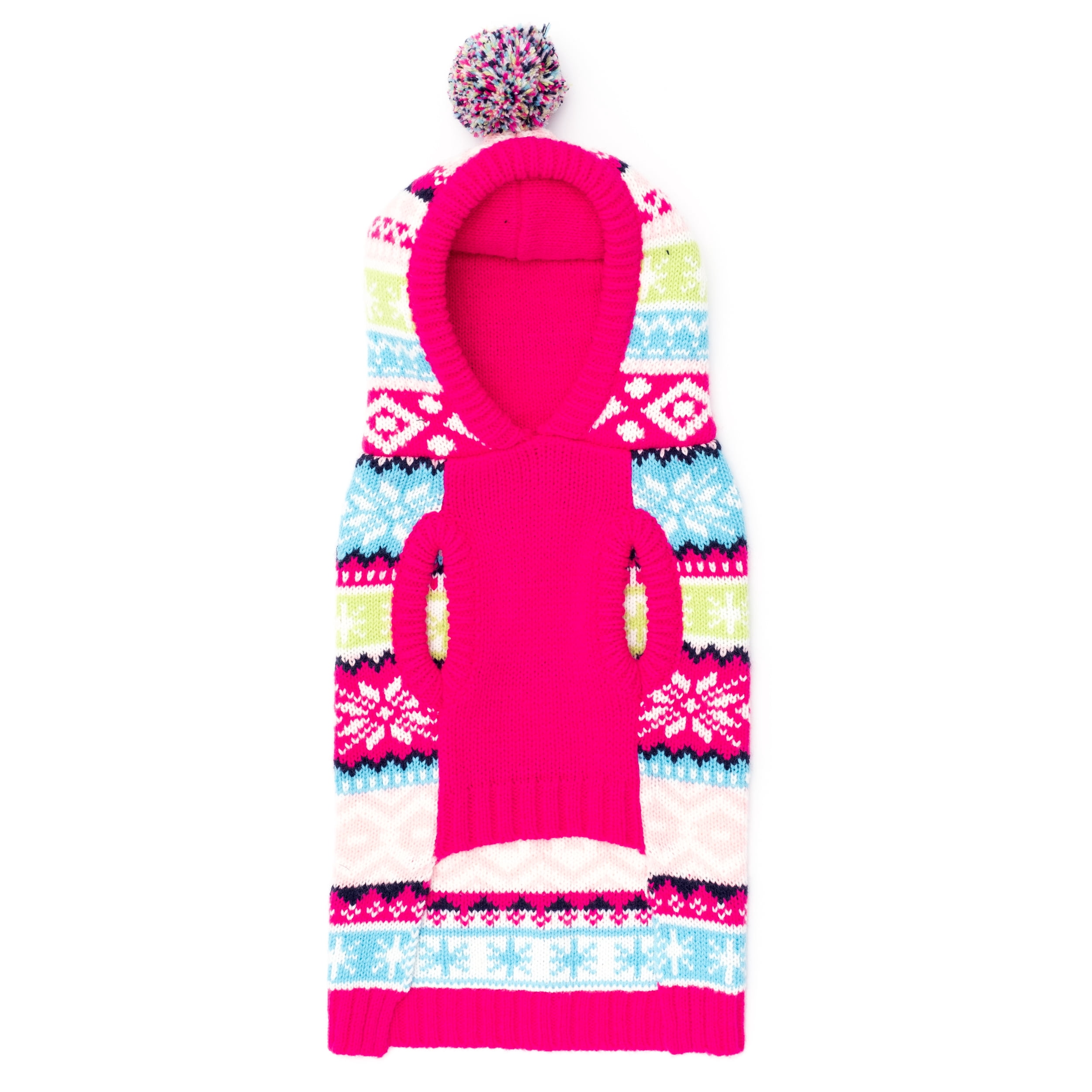 The Worthy Dog Fairisle Pullover Hoodie Sweater