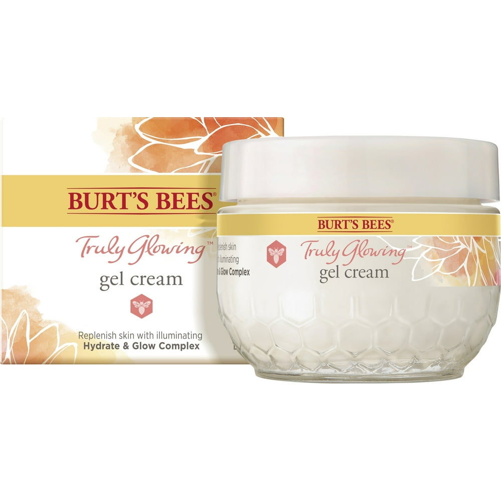 Burt's Bees Truly Glowing Gel Cream Moisturizer for Normal + Combo Skin