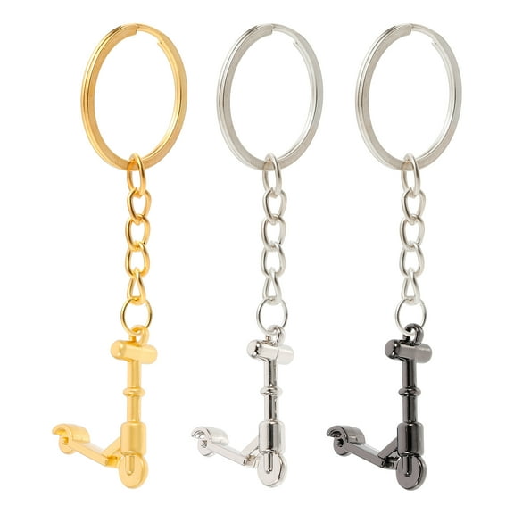 3 Pcs Kick Scooter Key Ring Decor Mini Screwdriver Scooters