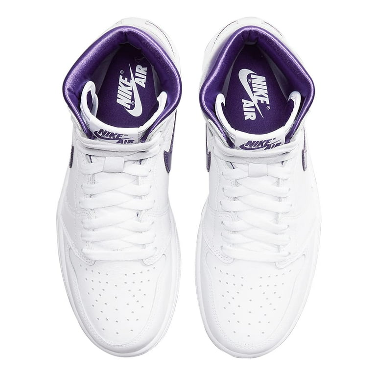 women's air jordan 1 og court purple