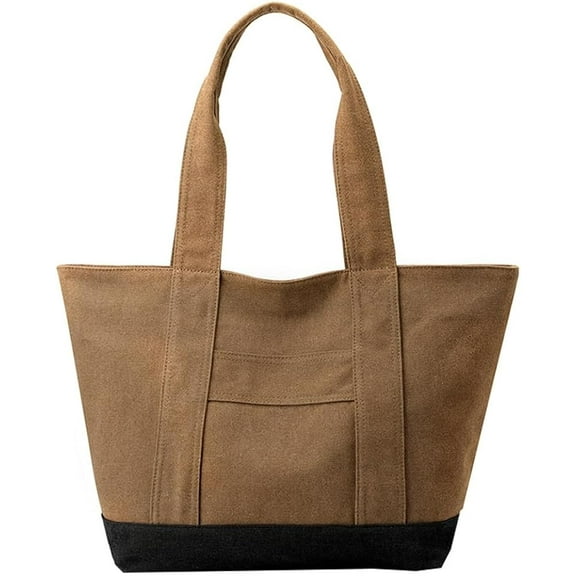 Kukuzhu Canvas Tote Bag Women Large Satchel Bags Shoulder Handbags Casual College Bag Stylish Hobo Bags 2023