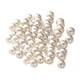 thumbnail image 4 of 100 cuentas con agujeros hechas a mano, bolas de abalorios, cuentas espaciadoras blancas para manualidades. 10mm, 4 of 9