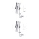 thumbnail image 3 of Speravity Universal coche silbato coche reacondicionamiento silbato tubo de escape sonido cola plata SG 2piezas Speravity CBP018720, 3 of 5