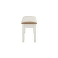 thumbnail image 4 of Pemberly Row 19.25" Wood/Fabric Storage Bench in Vanilla White/Light Tan, 4 of 14