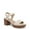 Cream Beige, variant on LifeStride Womens Rhythmn Platform Dress Sandal - Medium & Wide Width