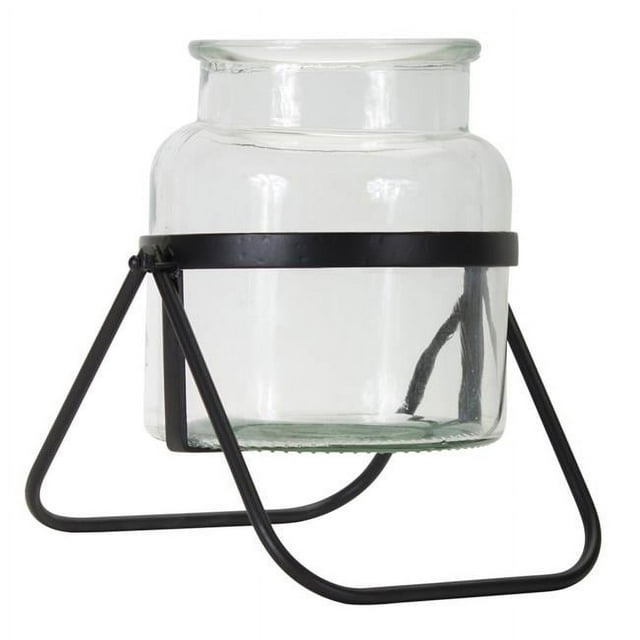 Melrose International 78724 Jar Vase In Stand - Set of 2