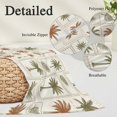 thumbnail image 3 of Palm Tree Throw Pillow Cover 12 x 20 Inch Decorative Pillow Cover Summer Tropical Plants Leaves Vintage Plaid Lumbar Pillowcase Seasonal Rectangle Cushion Case for Couch Sofa Bed Living Room, 3 of 9