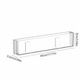 thumbnail image 3 of SLYNSHome Clear Record Shelf Wall Mount Acrylic Album Record Holder Display Rack Magazine Shelf Bookshelf for Bedroom Living Room, 3 of 7