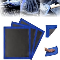 LAMIRO Car Magic Clay Towel, Clay Decontamination Towel, Auto Detailing Clay Bar Towel, Microfiber Claybar Towel, Home Cleaning Fine Grade Clay Bar Glove for Cleaning Auto Clay Mitt (2pcs)