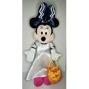 27 Inch Minnie Mouse The Bride of Frankenstein Freestanding Halloween Plush Greeter