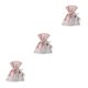 thumbnail image 1 of Naiovety Candy Drawstring Bag Festival Fiesta de cumpleaños Chocolates Favores Presente Regalos Organizador Paquete Bolsa para niños Rosa Type1 NO1, 1 of 6