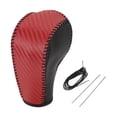 thumbnail image 1 of Cubierta de pomo de cambio antideslizante Unique Bargains para automóvil, protector de manija de cambio para Ford Edge 2011-2014, cuero sintético rojo, 1 of 1