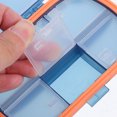 thumbnail image 3 of OULII Organizador De Pastillas Semanal Azul Transparente Compacto Para Almacenar Medicamentos, 3 of 7