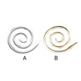 thumbnail image 3 of Thinsont Aluminum Spiral Cable Stitch Holder Tapestry Shawl DIY Crafting Knitting Weaving Handmade Tool Handicraft 10Pcs Silver, 3 of 9