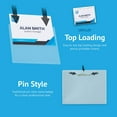 thumbnail image 3 of OS Plus Horizontal Top-Loading ID Name Badge Card Holder Protector, 12 Pack, 3 of 8