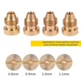 thumbnail image 1 of 1pc High Pressure Cleaner Car Wash Nozzle Foam Pot Accessory Nozzle Copper Spray Core Car Wash Cleaning Tools 08/09/10/11mm, 1 of 4