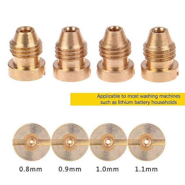 1pc High Pressure Cleaner Car Wash Nozzle Foam Pot Accessory Nozzle Copper Spray Core Car Wash Cleaning Tools 08/09/10/11mm
