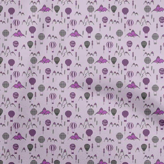 oneOone Velvet Purple Fabric Kids Diy Clothing Quilting Fabric Print Fabric By Yard 58 Inch Wide