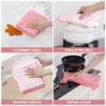 thumbnail image 5 of Simmore 100% Cotton Terry Kitchen Towels, Super Soft Absorbent Dish Towels and Dish Cloths for Kitchen Washing and Drying, 8-Piece Set, 16x28 Inches, Pink, 5 of 10