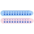 thumbnail image 4 of Children's Math Number Decomposition Ruler 9.75" Blue Pink Plastic Learning Tool for Early Education & Arithmetic Practice, 4 of 8