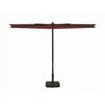 thumbnail image 1 of SimplyShade SSUA4599-P083 9 ft. Amelia Half Polyester Umbrella, P083 Deep Red, 1 of 2