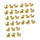 thumbnail image 3 of 30 mini estatuas de dorado, figuras abstractas de animales, figuras de dorado para oficina, estante y dormitorio., 3 of 9