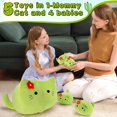 thumbnail image 4 of Peluche Auspicious Beginning Cactus Cat Family con 4 gatitos, 4 of 8