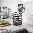 thumbnail image 5 of Kitchen Details Industrial Collection Cooking Utensil Basket in Matte Black, 5 of 6