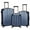 Blue, variant on Luggage Sonic 3 Piece Hardside Spinner Luggage Set