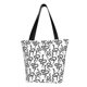 thumbnail image 1 of Fotbe Hand Drawn Snake Bolsa de Playa con Estampado, Bolsa de Hombro, Bolsa de Mano Espaciosa, Bolsa de Viaje Ligera, Bolsa de Compras Versátil, 1 of 6