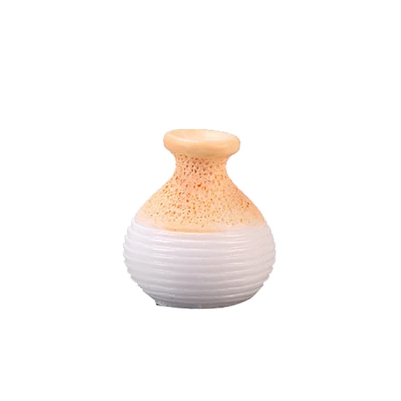 AYYUFE Miniature Vase Multi-use Handmade Resin Flower Mini Vase for Garden