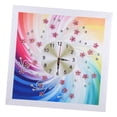 thumbnail image 1 of Kits de pintura de por números para adultos, principiantes, manualidades en cruz, puntada, decoración del hogar iris Baoblaze Kits de pintura de diamantes de reloj, 1 of 8