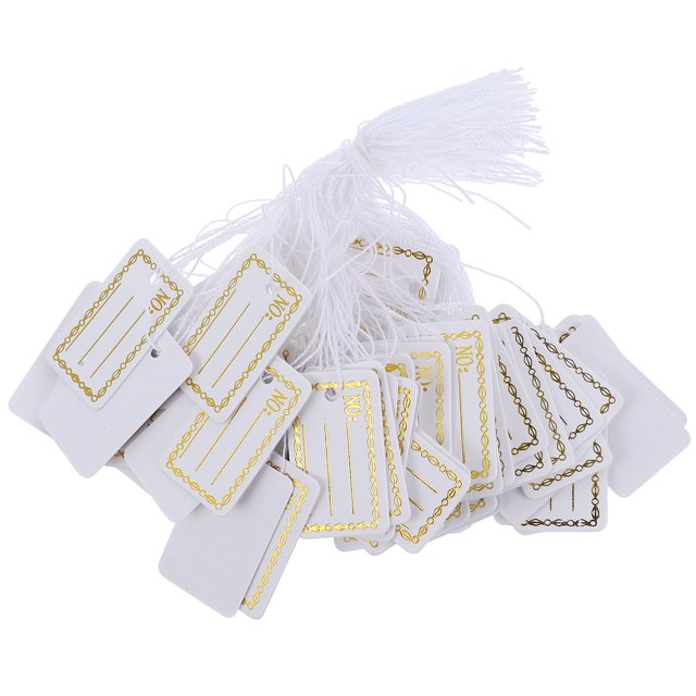 MasteelfCA 500Pcs Price Tag Practical Gift Tag Jewelry Tag Wine Years Tag Tag