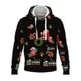 thumbnail image 1 of Innerwin Sweatshirt Drawstring Men Christmas Hoodies Sport Long Sleeve Regular Fit Xmas Hooded Tops Style P XL, 1 of 2