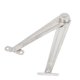 thumbnail image 1 of Soporte de bisagra de tapa recta de metal para puerta de armario de 25 cm, 1 of 2