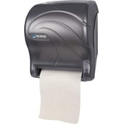 San Jamar T8090TBK Tear-N-Dry Essence Oceans Hands Free Paper Towel Dispenser, Black Pearl