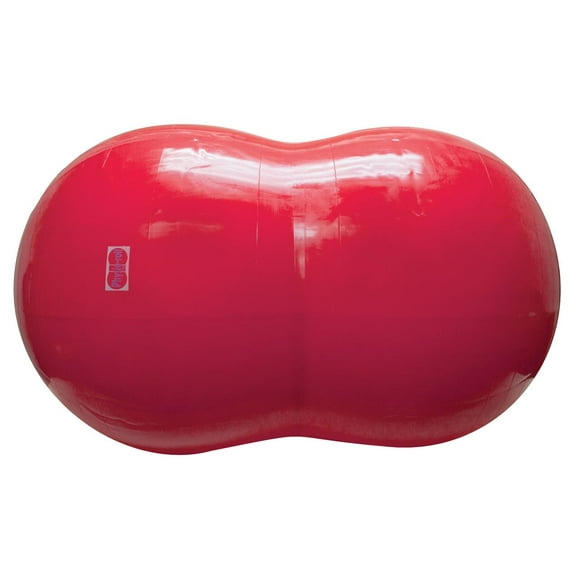 PhysioGymnic molded vinyl inflatable roll, 85 cm (34"), red