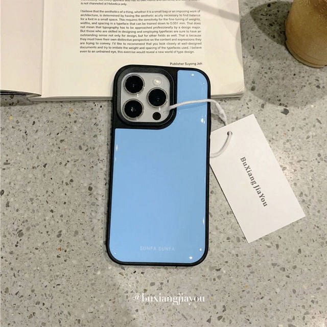 Niche summer simple solid color suitable for Apple 14pro max phone case iphone11 Maiden 12 new 13pro LXY