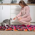 thumbnail image 3 of Colorful and Black Of Leopard Print Kitchen Rugs Sets Of 2,Anti Fatigue Kitchen Mat Rugs Non Slip Washable,Decorative Kitchen Floor Mats for Kitchen,Sink,Laundry,17"x30"+17"x47", 3 of 7