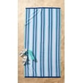 thumbnail image 3 of Better Homes & Gardens Oversized Cotton Blend Cabana Beach Towel, 72" x 38", Blue, 3 of 8